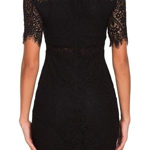 Zalalus Women's Black Lace Dresses for Cocktail Wedding